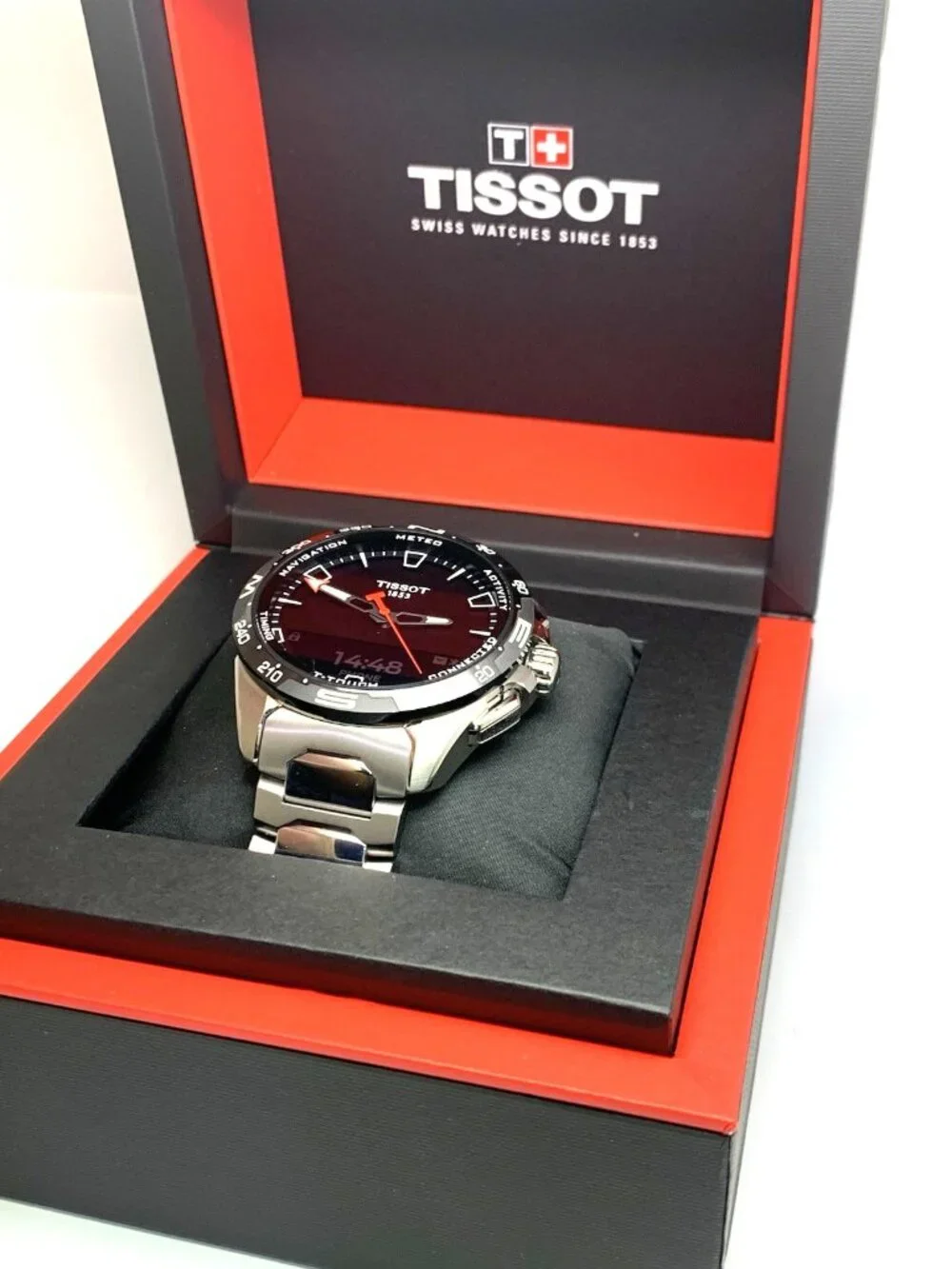 Tissot T- Touch Connect Solar Men's Watch Titanium Black 47.5mm T1214204405100